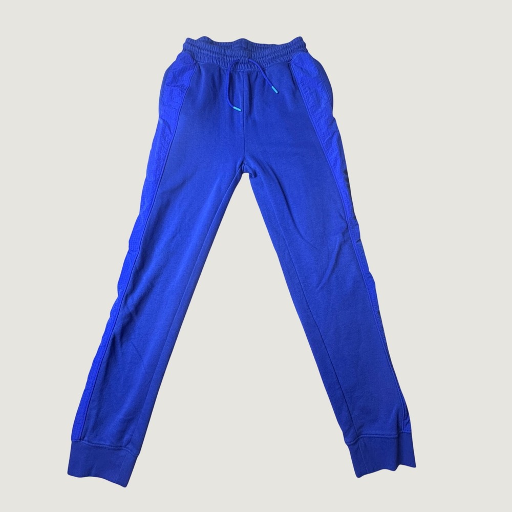 Jordan Jogger Pants Boys XL Blue Jumpman Nike Air Graphic Athletic Tapered Leg